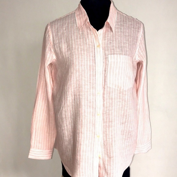 GAP Linen Boyfriend Shirt NWT - Picture 1 of 6